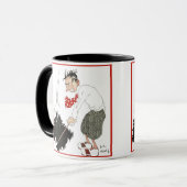  Golf Sports Humor, Funny Gekke Golfer Mok (Voorkant links)