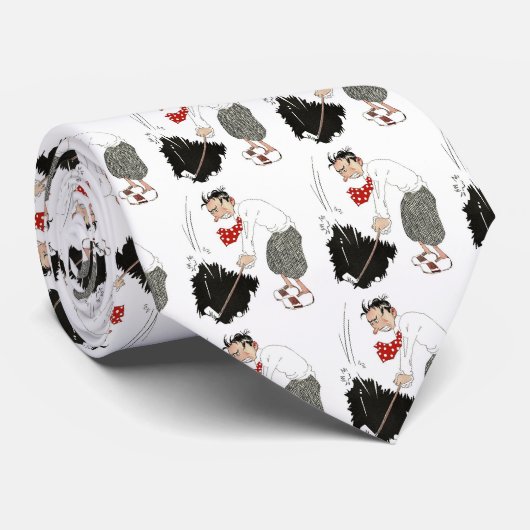  Golf Sports Humor, Funny Gekke Golfer Stropdas (Opgerold)