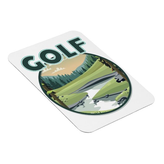 Golf Sports logo Magneet (Rechterzijde)