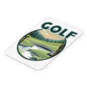 Golf Sports logo Magneet (Linkerzijde)