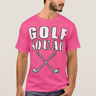 Golf Squad Golfspeler Golfclubs Grappig T-shirt