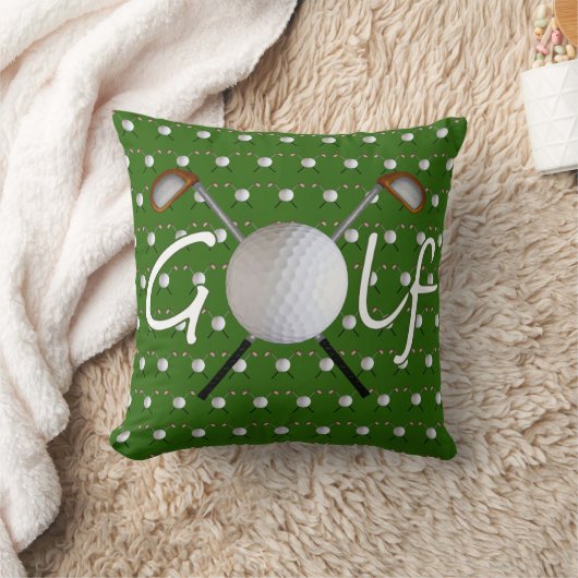 Golf Square Pillow Kussen (Deken)