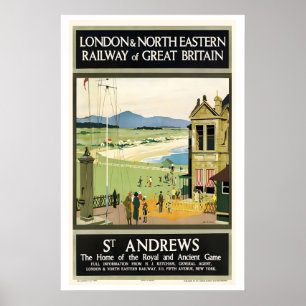 Golf St Andrews Het Thuis van The Royal and Ancien Poster