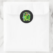 Golf St Patricks Day Golf Irish Golfen 1 Ronde Sticker (Tas)