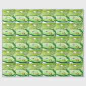 Golf St. Patrick's Day voor golfer aquarel Cadeaupapier (Vlak)
