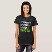 Golf stand-out Mannen Vrouwen Kinder Golf T-shirt (Voorkant volledig)