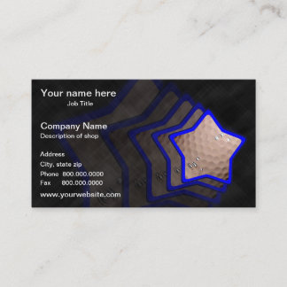 Golf Star Sjabloon Visitekaartje