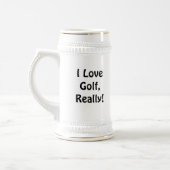 Golf Stein, humoristisch Bierpul (Links)