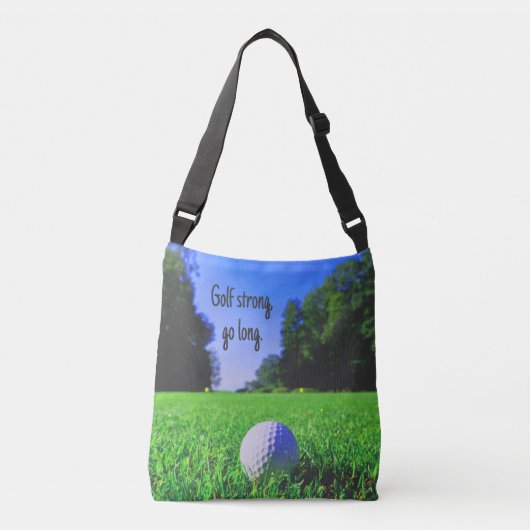 Golf sterke langwerpgolfbal crossbody tas (Voorkant)