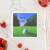 Golf sterke langwerpgolfbal servet (Insitu)