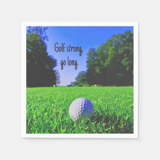 Golf sterke langwerpgolfbal servet (Voorkant)