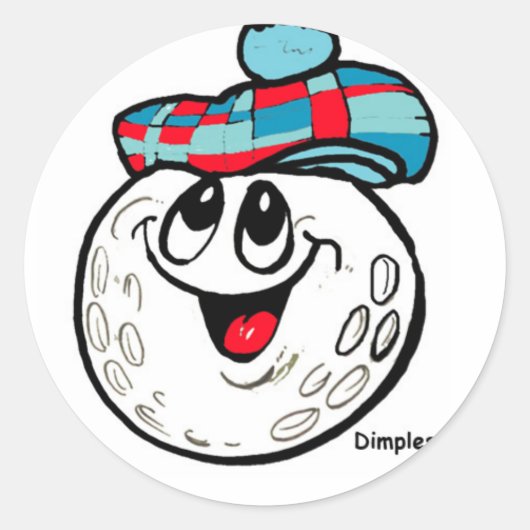 Golf sticker (Voorkant)