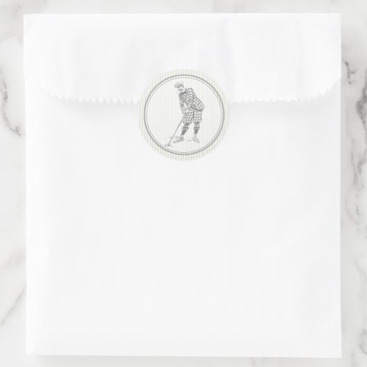  Golf Sticker - Gentleman Golfer (Tas)