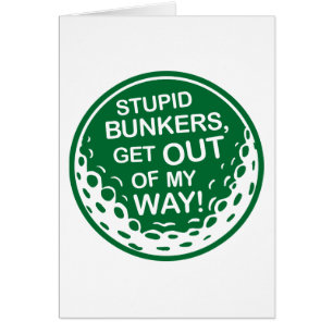 Golf - Stomme Bunkers komen uit mijn weg