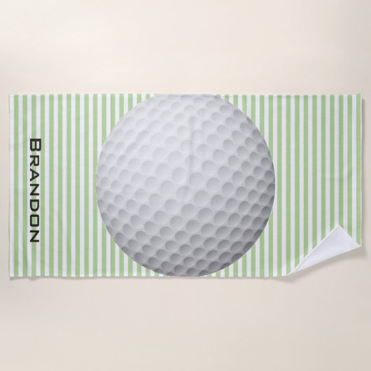 Golf Stripes Design Beach Towel Strandlaken (Voorkant)