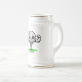 Golf Strong Beer Stein | For Men & Women Bierpul (Voorkant rechts)