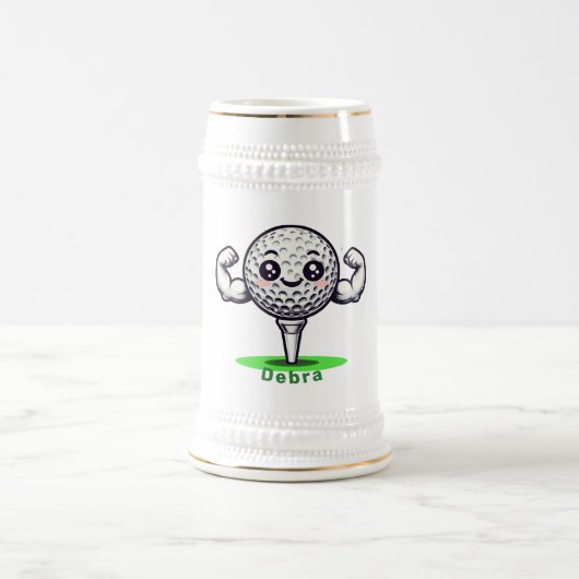 Golf Strong Beer Stein | For Men & Women Bierpul (Center)