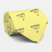 Golf Stropdas RETIRED Golfing Neck Custom Stropdas (Opgerold)