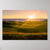 Golf Sunset Poster (Voorkant)