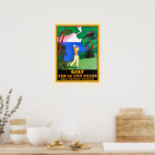 Golf Sur La Cote d Azure Poster (Keuken)