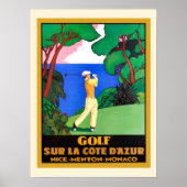  Golf Sur La Cote d Azure Poster (Voorkant)