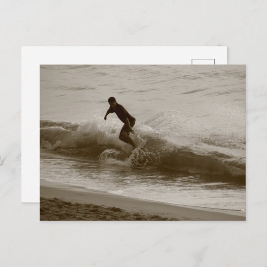  golf surfen Briefkaart (Voorkant / Achterkant)