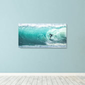 Golf, Surfer, Mooie Landschap Canvasprint Canvas Afdruk (Insitu (Houten vloer))