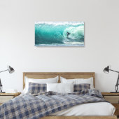 Golf, Surfer, Mooie Landschap Canvasprint Canvas Afdruk (Insitu (Slaapkamer))