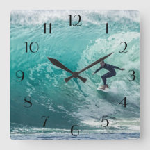 Golf, Surfer, Mooie Landschap Wandklok