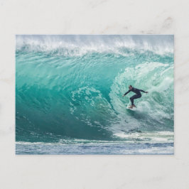 Golf, Surfer, prachtig landschap Briefkaart