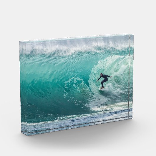 Golf, Surfer, prachtig landschap Fotoblokken (Links)