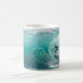 Golf, Surfer, prachtig landschap Koffiemok (Center)