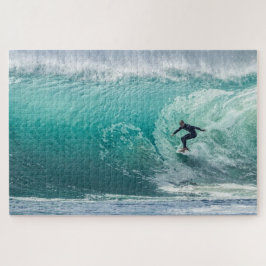 Golf, Surfer, prachtig landschap Puzzle Legpuzzel