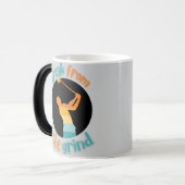 Golf Swing 2 koffiemok Magische Mok (Voorkant links)