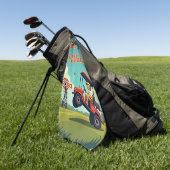 Golf: Swing alsof niemand kijkt Golfhanddoek (Groen)