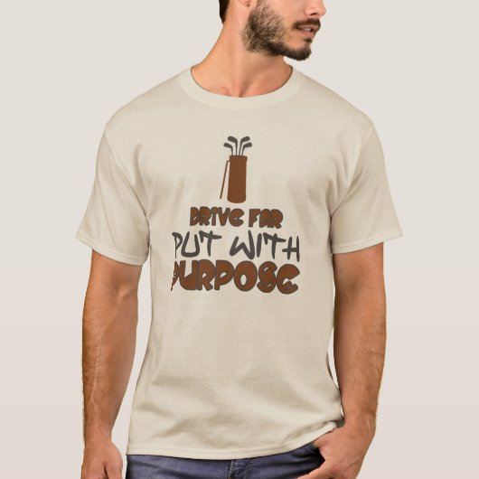 Golf Swing Glory-ontwerp T-shirt (Voorkant)