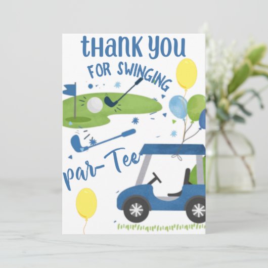 Golf Swing - Hartelijk dank (Staand voorkant)