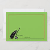 Golf Swing Invitation Kaart (Achterkant)