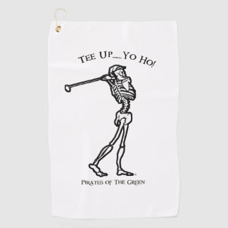 Golf Swing Pirate Skeleton Golfhanddoek