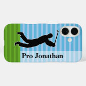 Golf Swing Silhouette Case-Mate iPhone Case (Achterkant (horizontaal))