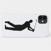 Golf Swing Silhouette Case-Mate iPhone Case (Achterkant (horizontaal))