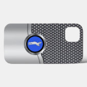 Golf Swing Sporty Metallic look Case-Mate iPhone Case (Achterkant (horizontaal))