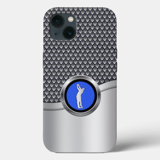 Golf Swing Sporty Metallic look Case-Mate iPhone Case (Achterkant)