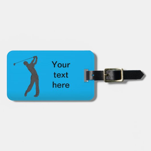 Golf Swinger  Bagagelabel (Voorkant horizontaal)