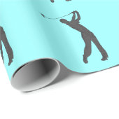 Golf Swinger  Cadeaupapier (Rol Hoek)