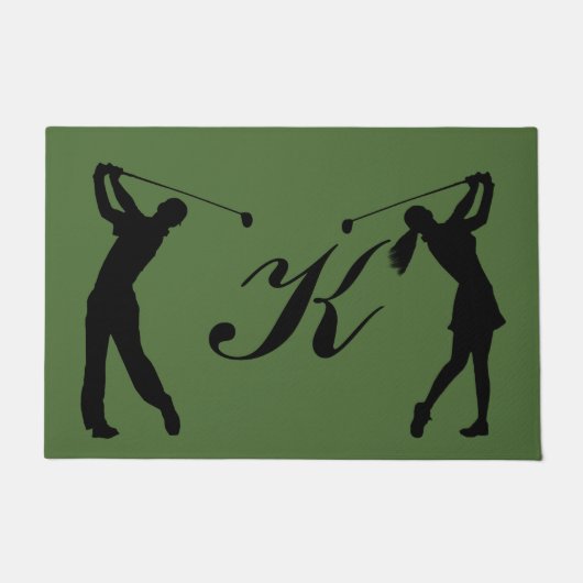 Golf Swinger monogram Deurmat (Voorkant)