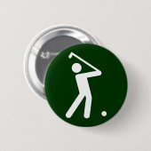 Golf Symbol Button (Voorkant /achterkant)