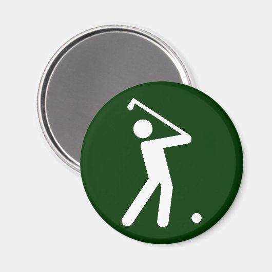 Golf Symbol Magnet (Voorkant / Achterkant)