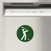 Golf Symbol Magnet (Insitu (Vaatwasser))