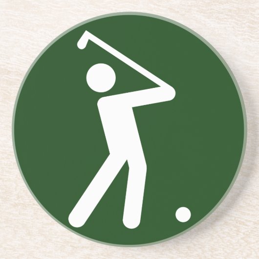 Golf Symbol Onderzetter (Voorkant)